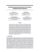 Original paper image for FACE DETECTION