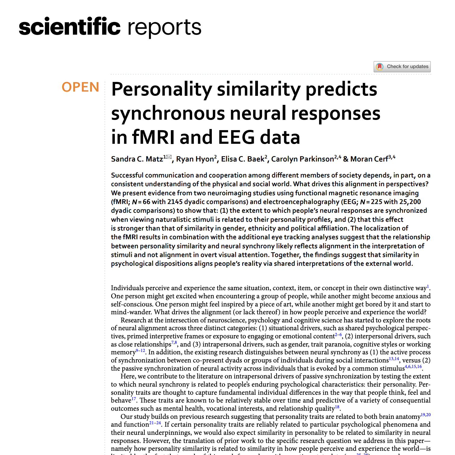 Original paper image for PERSONALITY SIMILARITY